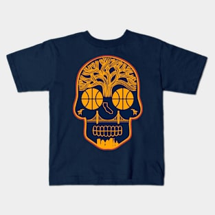 Golden State Sugar Skull Kids T-Shirt